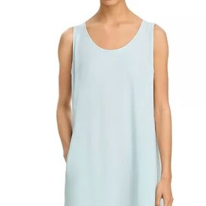 Eileen Fisher Silk Scoop Neck Midi Dress